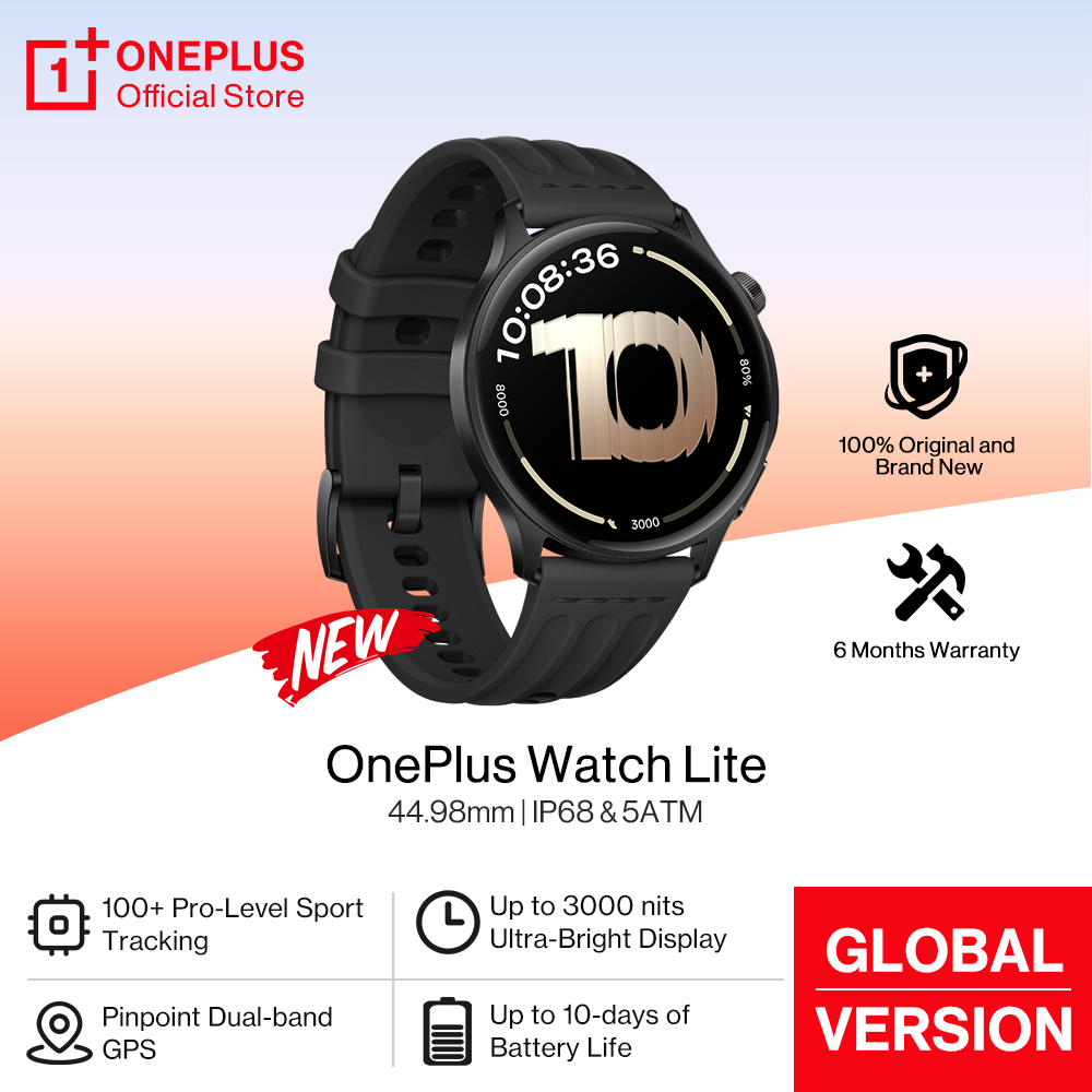 Smartwatch Oneplus Watches - Estreia mundial OnePlus Watch Lite Smart