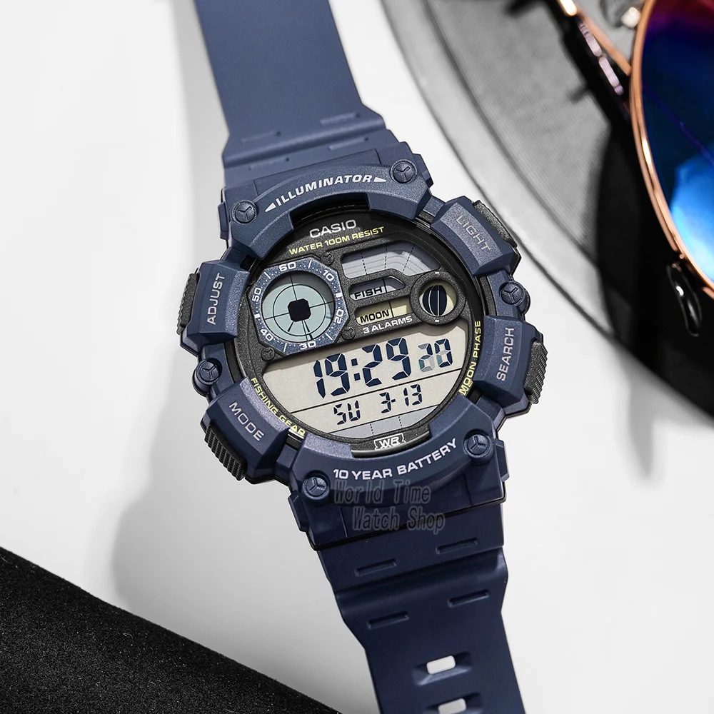 Casio Watches Smartwatch - Relógio Digital Masculino CASIO WS-1500H Série,