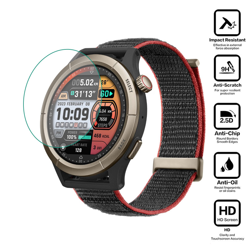 Smartwatch Watches Amazfit - HD Limpar Filme Protetor para Amazfit
