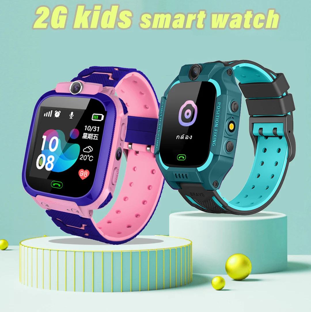 Smartwatch Watches Gift For Girls - Q12 crianças relógio inteligente 2g chamada