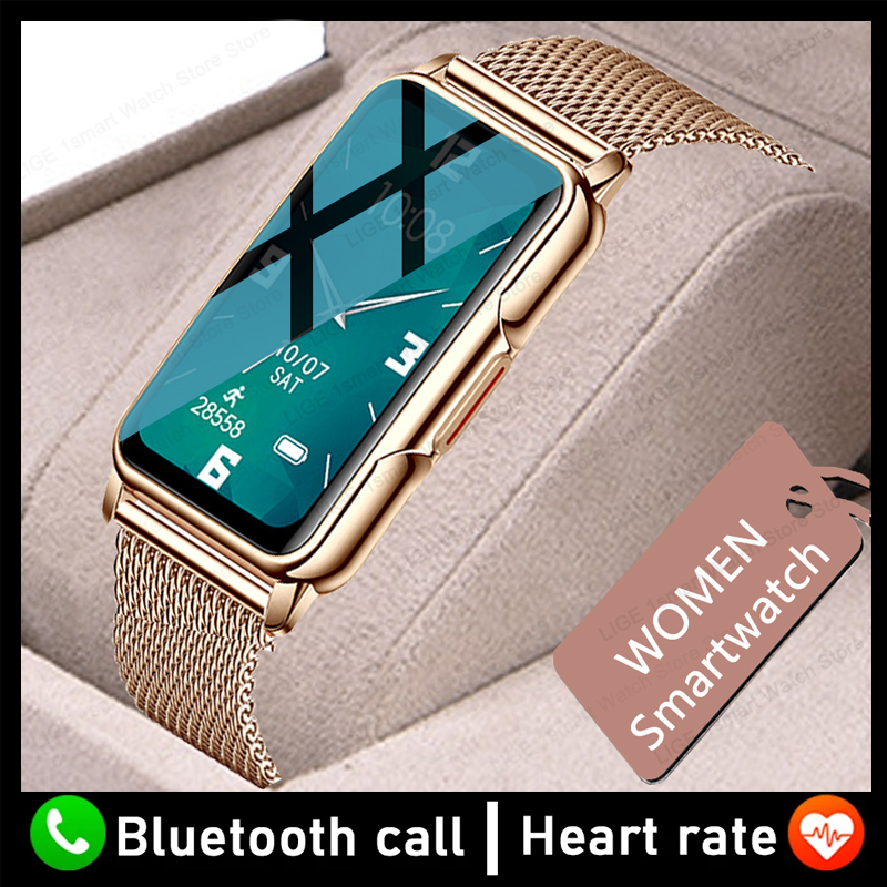Smartwatch Watches For Women Brands - LIGE-Relógio Inteligente Impermeável para Mulheres, Monitoramento