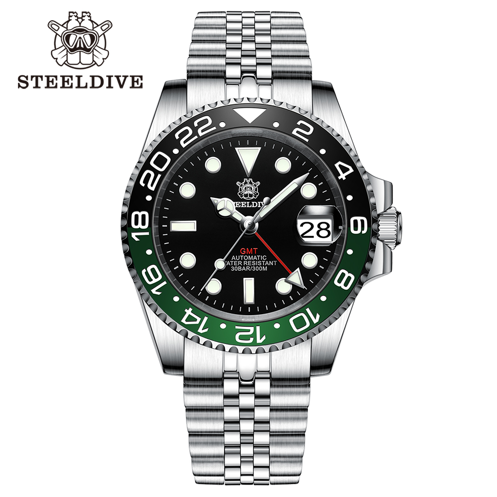 Seiko Watch 5 Sports - Steeldive sd1993 v2 moldura de cerâmica