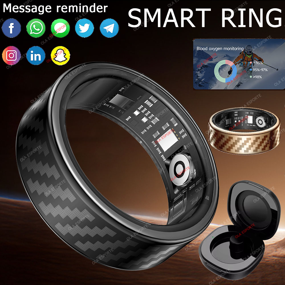 Smartwatch New Watches For Women - Mais novo anel inteligente chamada mensagem