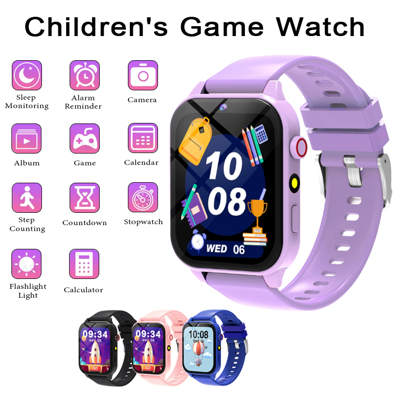 Smartwatch Watches Gift For Girls - Smartwatch jogos infantis relógio 1.83 Polegada