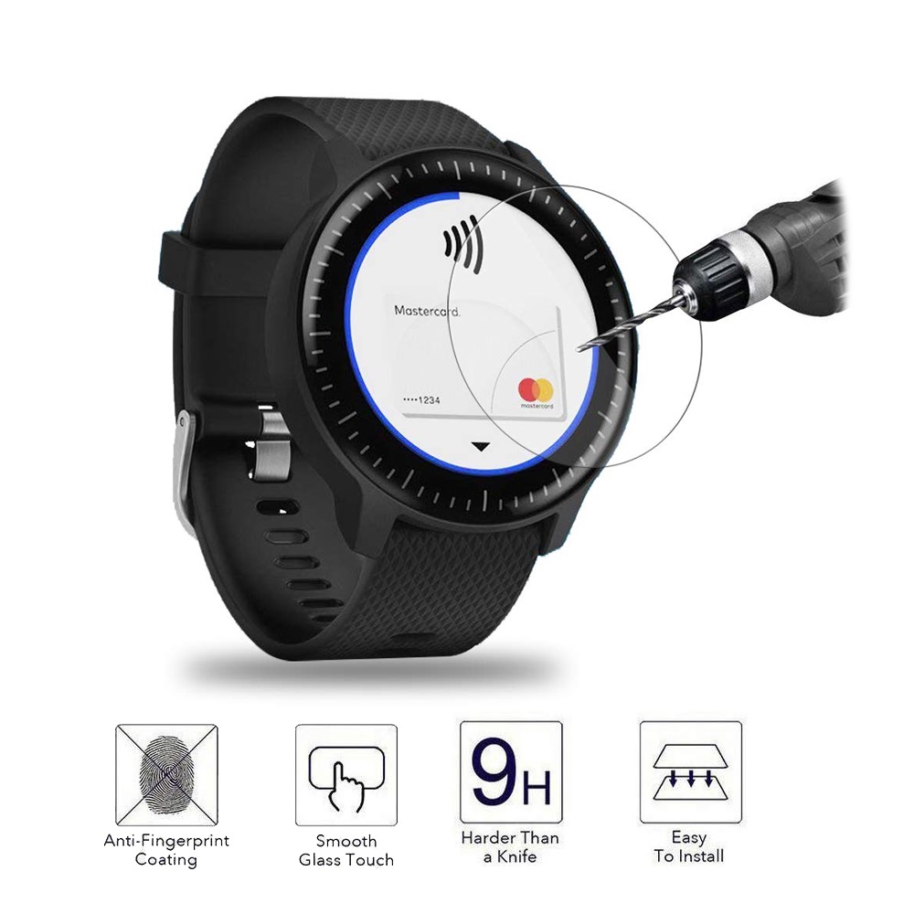 Casio Watches Smartwatch - Película protetora de vidro temperado redonda