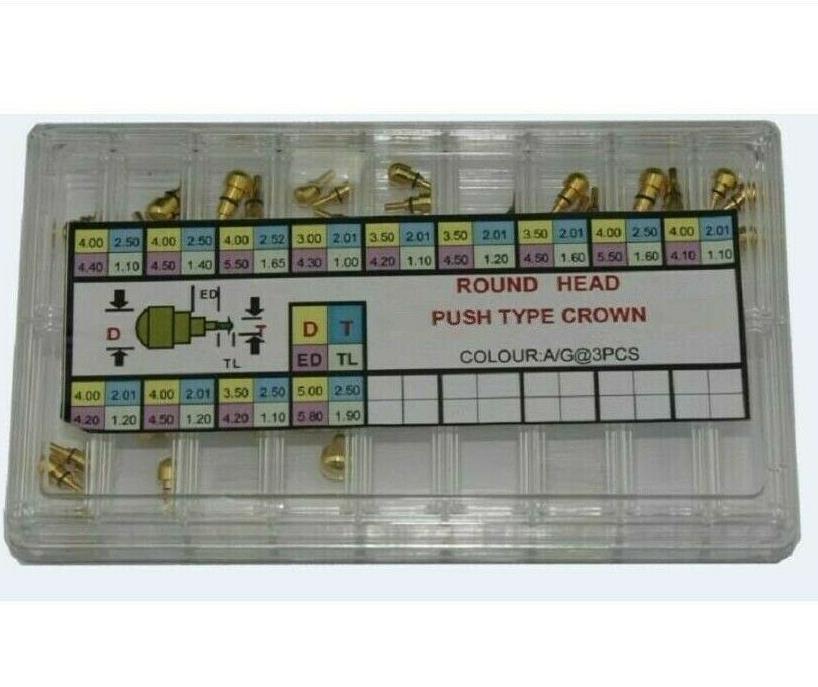 Watch Crown Pusher - 619PCR Variedade de cabeça redonda tipo