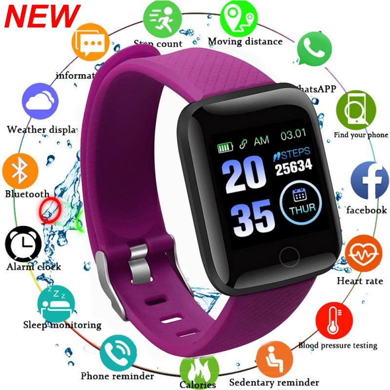 Smartwatch Square Watches For Men - 116plus relógio inteligente das mulheres dos