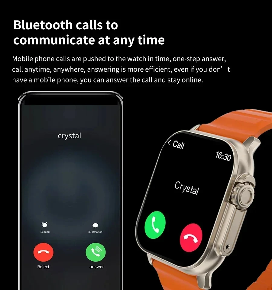 Novo Relógio T10 Ultra Smart W - Smartwatch New Watches For Women avaliação e preço