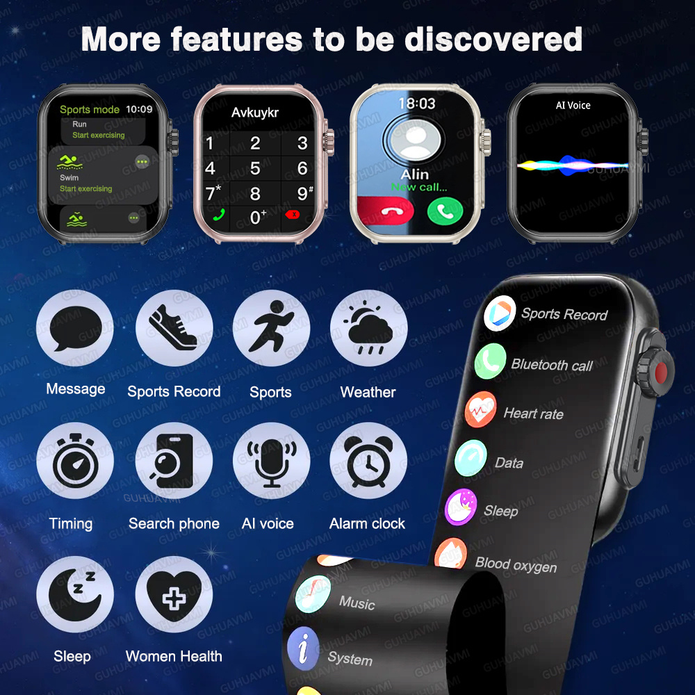 Para ios relógio ultra 2 se ma - Smartwatch Watches For Women Brands avaliação e preço