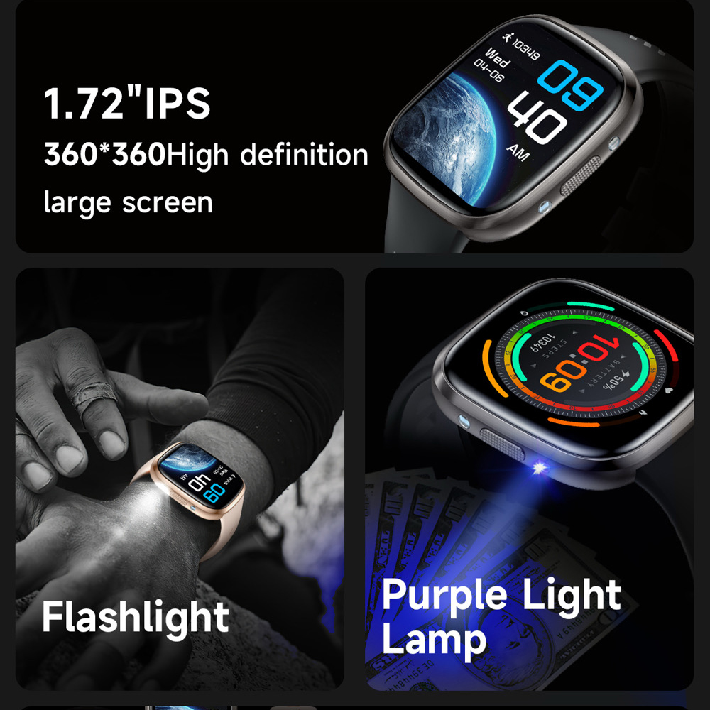 Smartwatch Masculino com Chama - Smartwatch Purple Watches For Women avaliação e preço