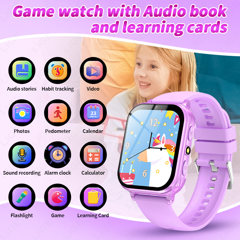 LIGE Kid Digital Smart Watch E - Smartwatch Digital Watches For Boys avaliação e preço