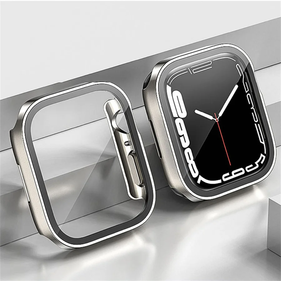 Vidro + capa para apple watch  - Smartwatch Watches For Women avaliação e preço