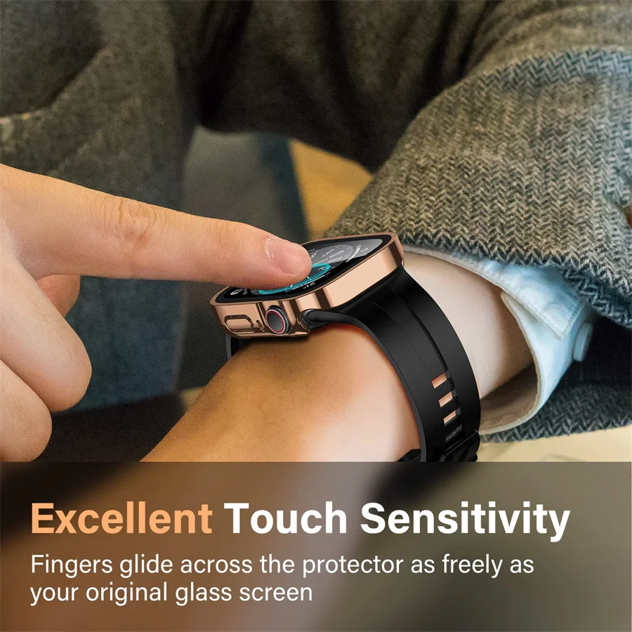 Vidro + capa para apple watch  - Smartwatch Watches For Women avaliação e preço