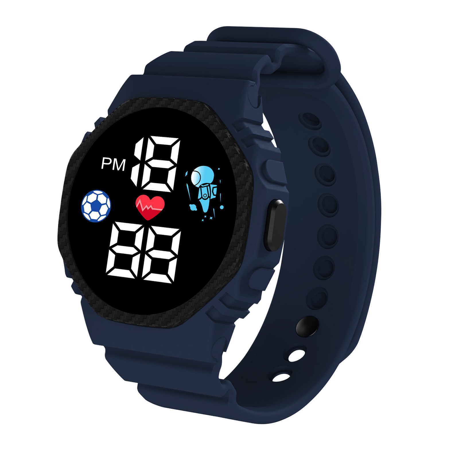 Relógio inteligente multicolor - Smartwatch Digital Watches For Boys avaliação e preço