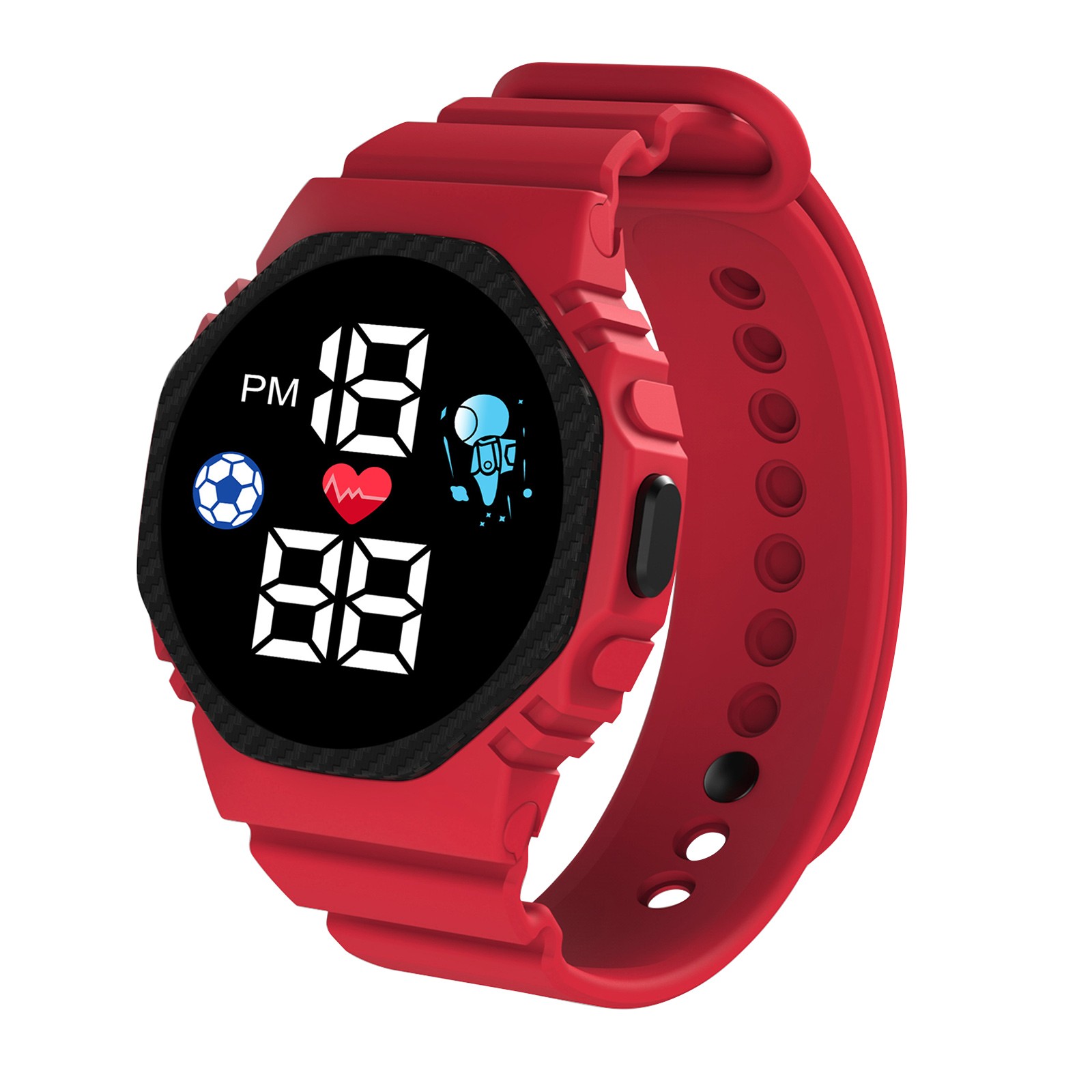 Relógio inteligente multicolor - Smartwatch Digital Watches For Boys avaliação e preço