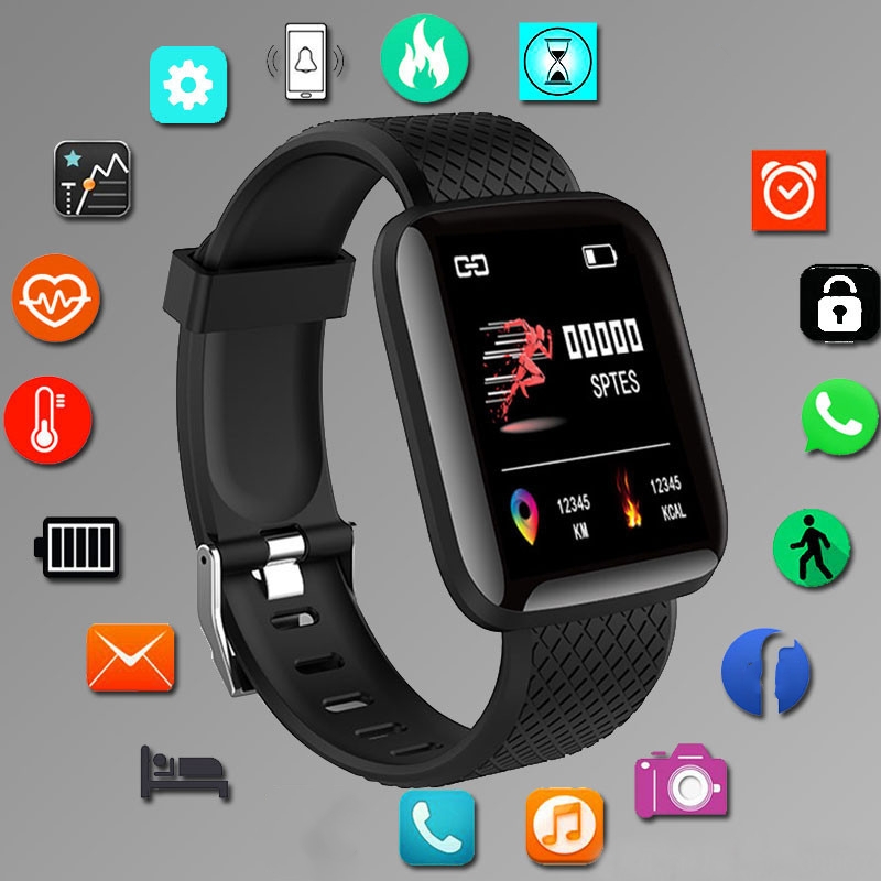 Esporte smartwatch pulseira de - Smartwatch Square Watches For Men avaliação e preço