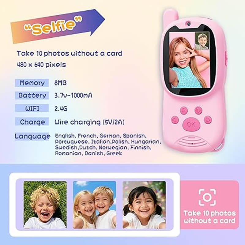 Walkie Talkies Fofos 2 em 1 Re - Smartwatch Watches Gift For Girls avaliação e preço