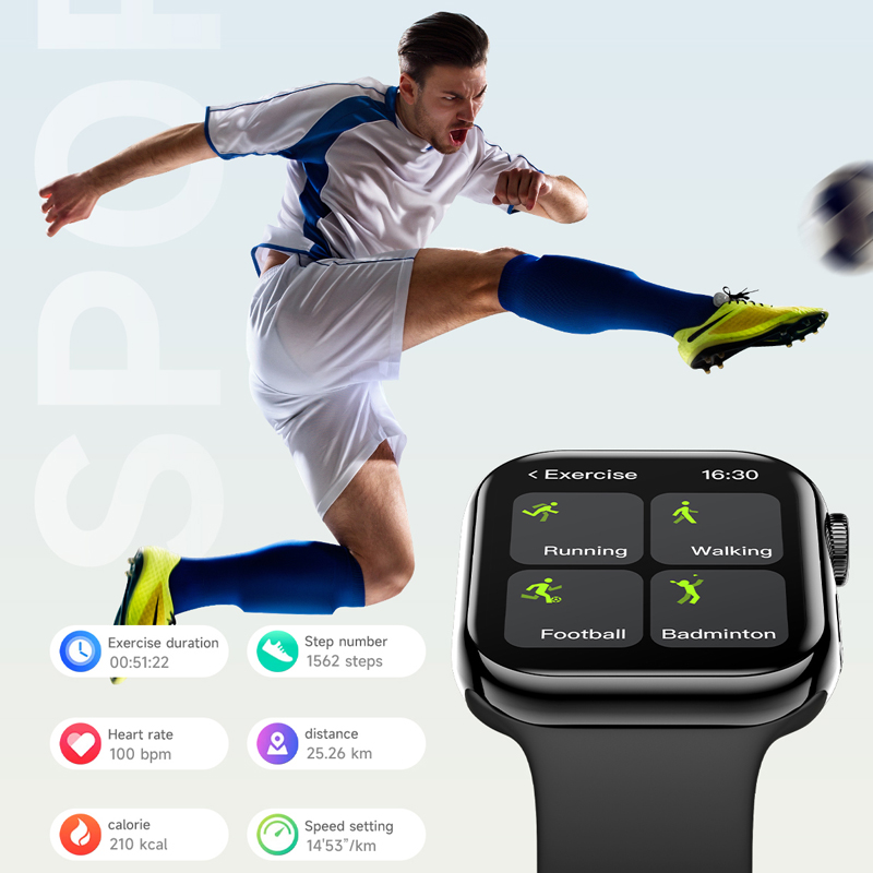 2026 relógio inteligente 10 pa - Smartwatch Square Watches For Men avaliação e preço