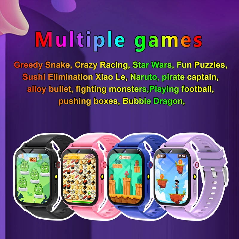 Crianças jogo relógio intelige - Smartwatch Watches Gift For Girls avaliação e preço