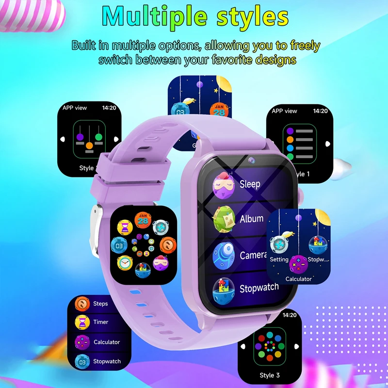 Crianças jogo relógio intelige - Smartwatch Watches Gift For Girls avaliação e preço