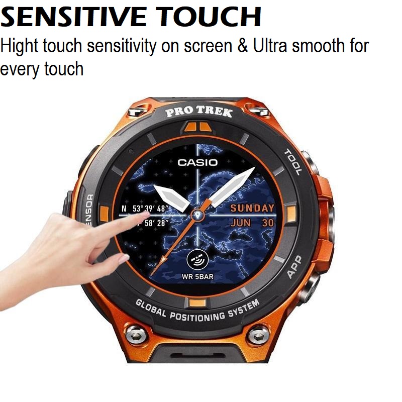 5 PCS Protetor de Tela de Reló - Casio Watches Smartwatch avaliação e preço