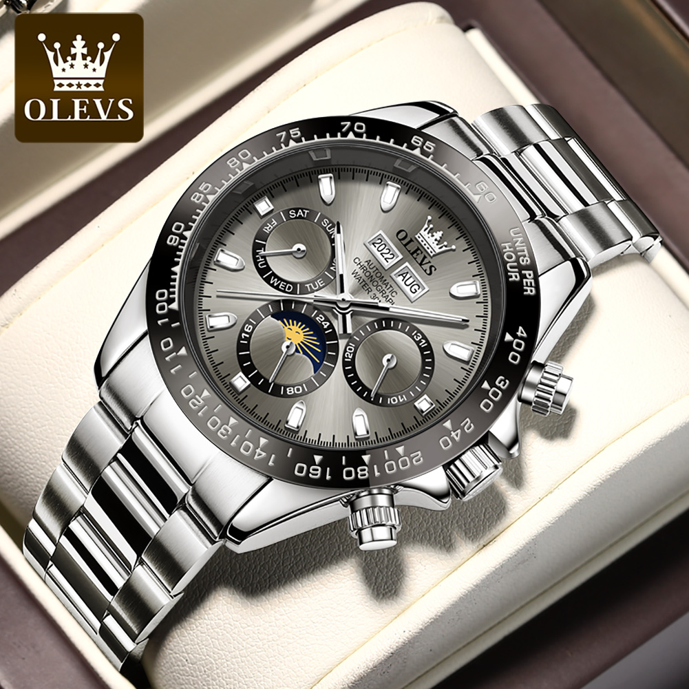 Olevs 6654 relógio masculino d - Seiko Watch 5 Sports avaliação e preço