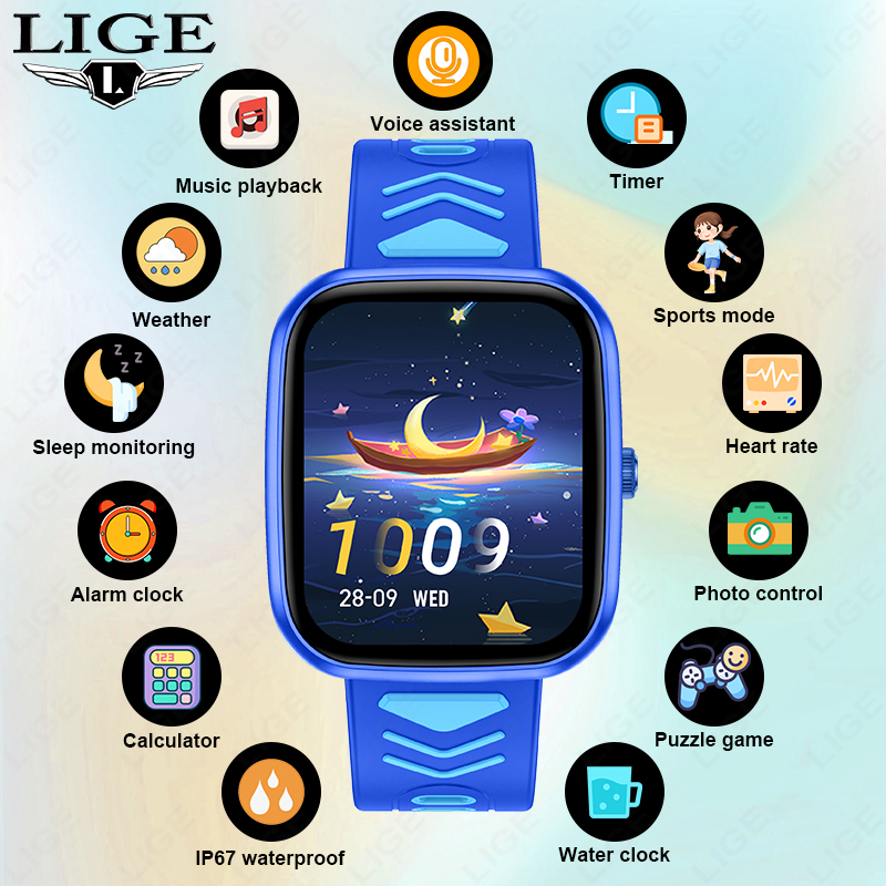 Relógio Inteligente Infantil L - Smartwatch Watches Gift For Girls avaliação e preço