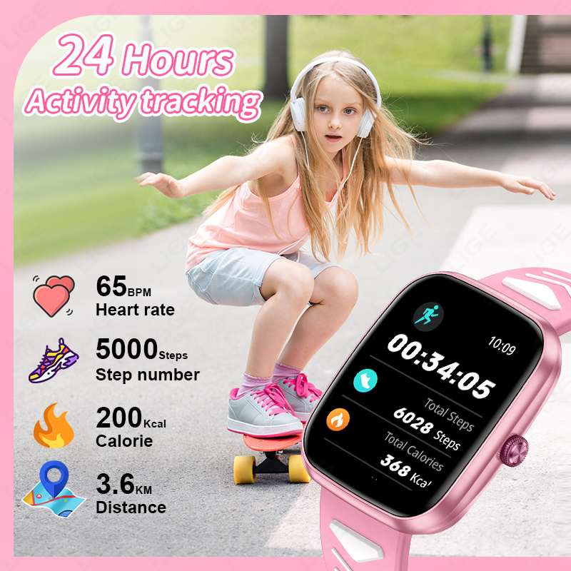 LIGE Novo Relógio Inteligente  - Smartwatch Digital Watches For Boys avaliação e preço