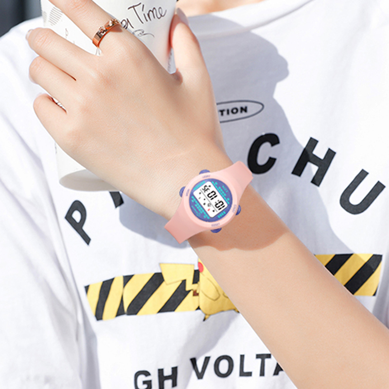 Relógio eletrônico infantil, r - Smartwatch Watches Gift For Girls avaliação e preço