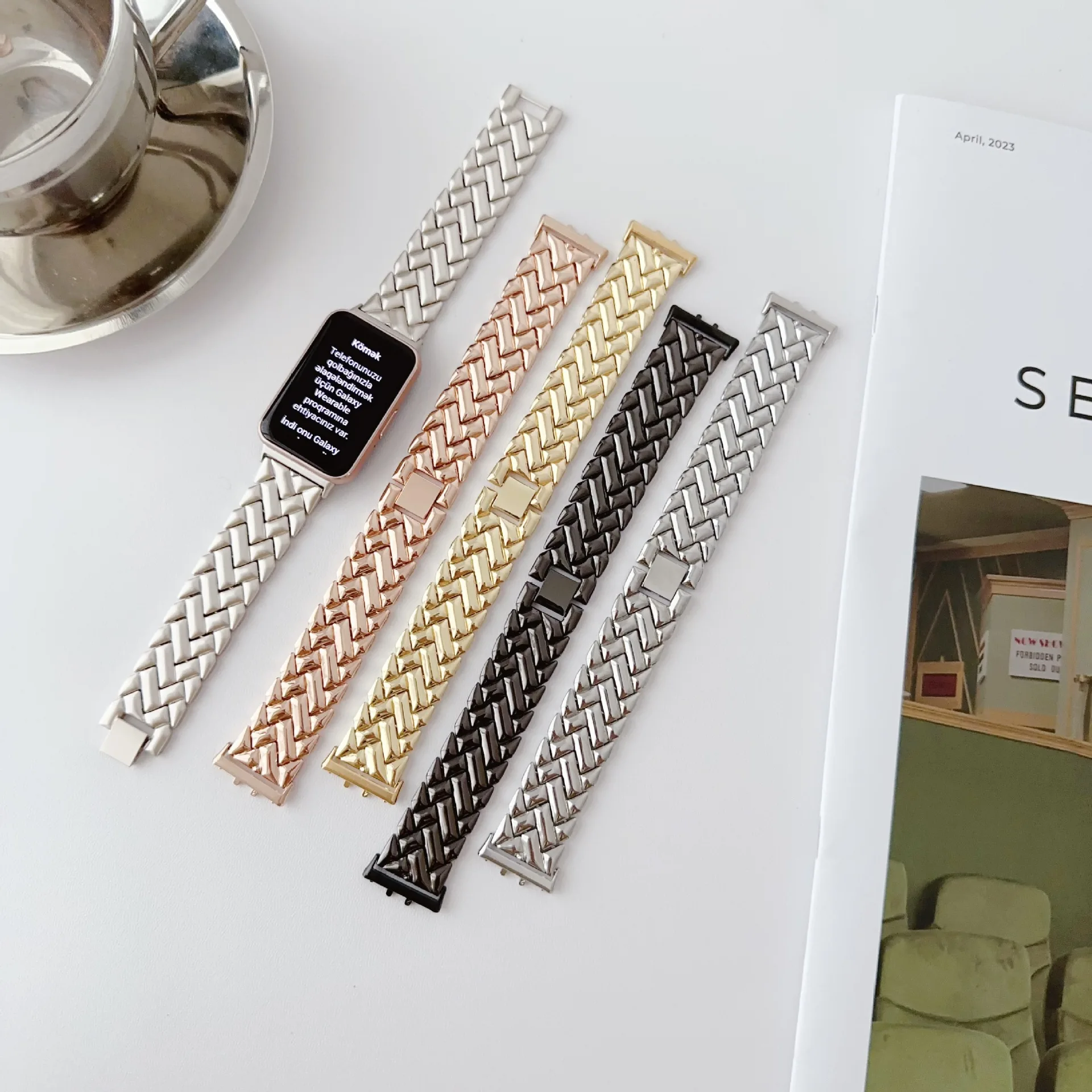 Nova pulseira de metal para sa - Smartwatch New Watches For Women avaliação e preço