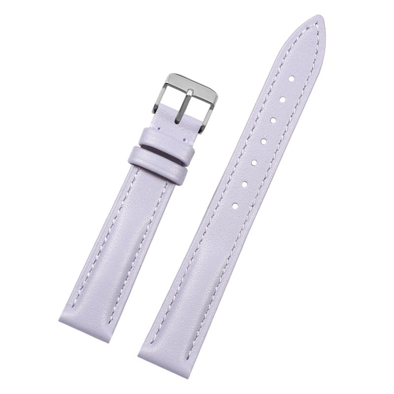 Pulseira de couro genuíno para - Smartwatch Purple Watches For Women avaliação e preço