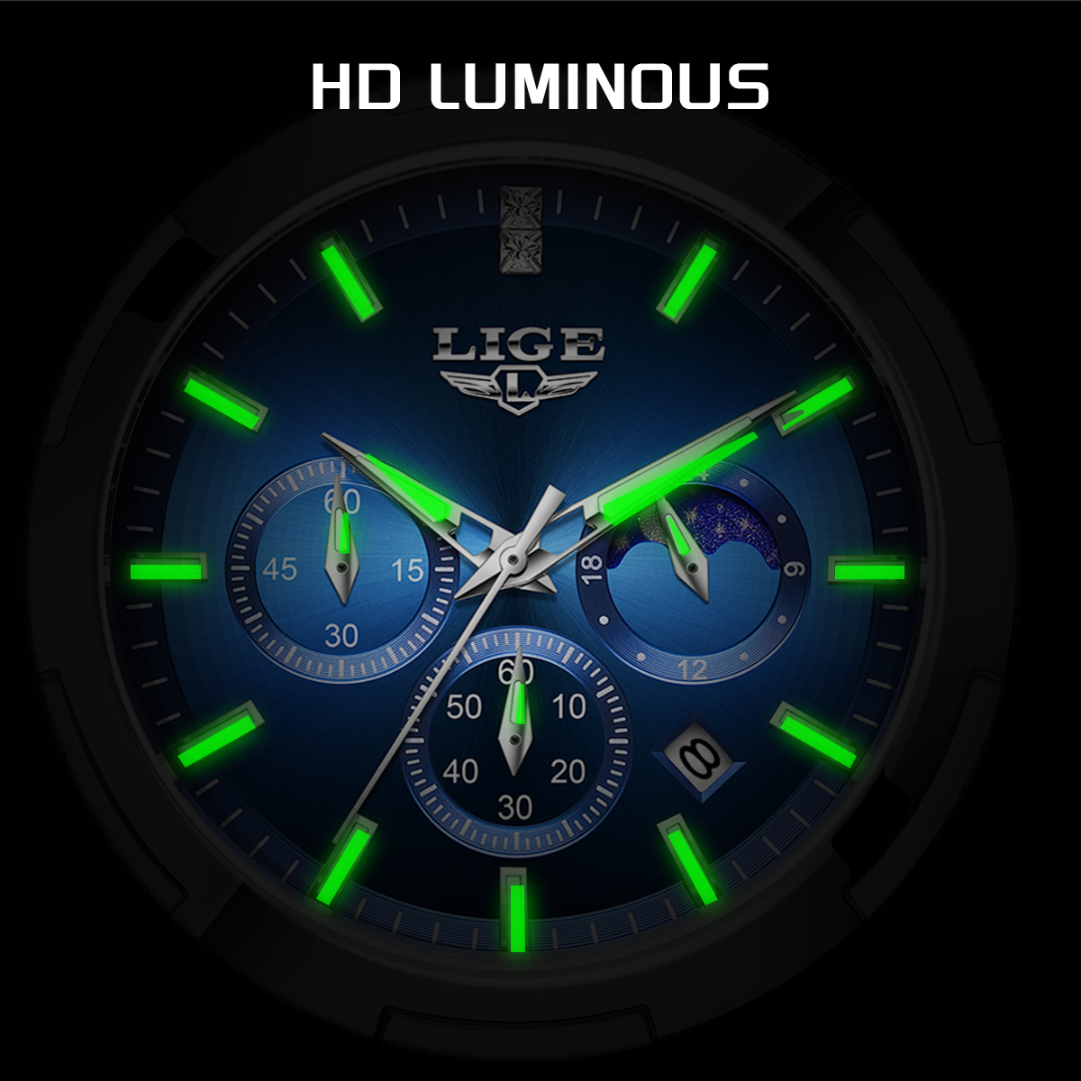 Relógio de Luxo LIGE para Mulh - Smartwatch Watches For Women Brands avaliação e preço