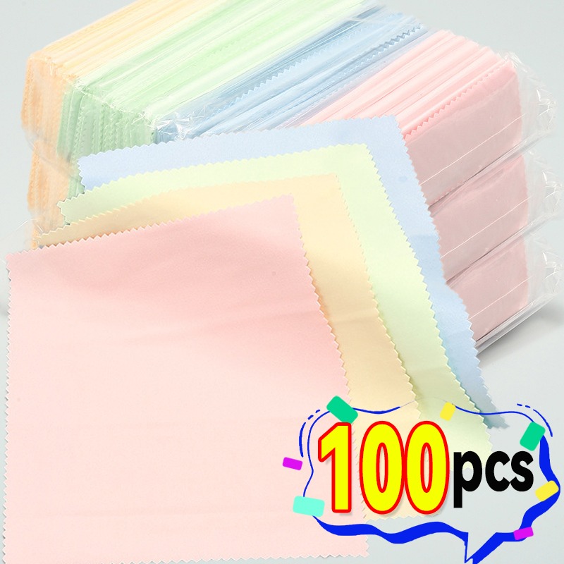 10-100 pçs prata polimento ócu - Watch Polishing Cloth avaliação e preço