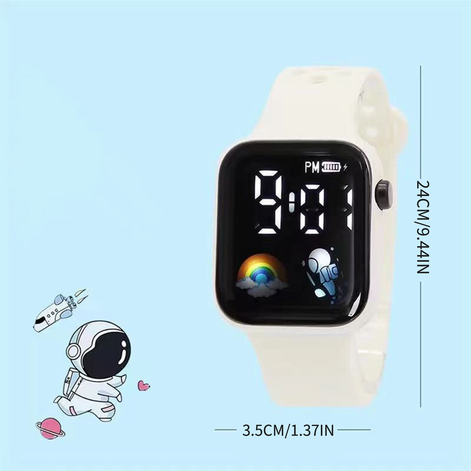 Smartwatch eletrônico para cri - Smartwatch Digital Watches For Boys avaliação e preço