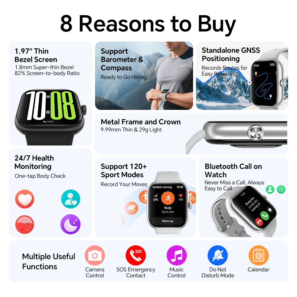 Versão Global HONOR CHOICE Wat - Watch Esim avaliação e preço