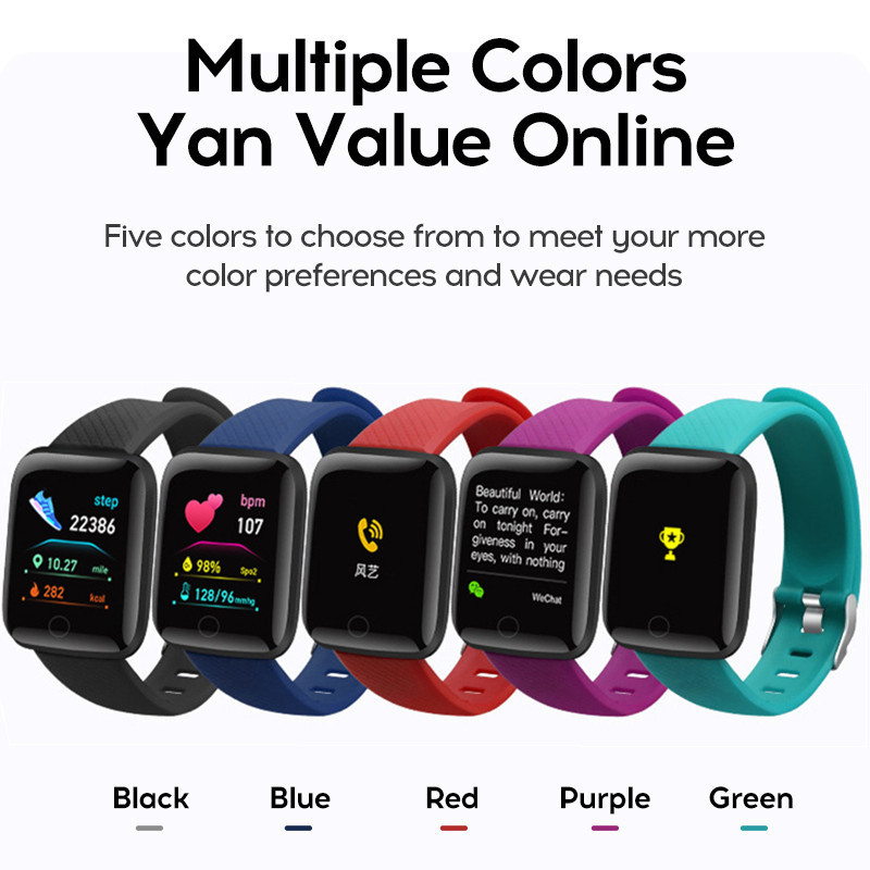 116plus relógio inteligente da - Smartwatch Square Watches For Men avaliação e preço