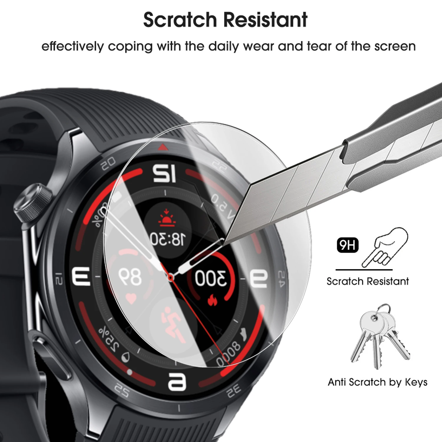 Vidro temperado de fácil insta - Smartwatch Oneplus Watches avaliação e preço