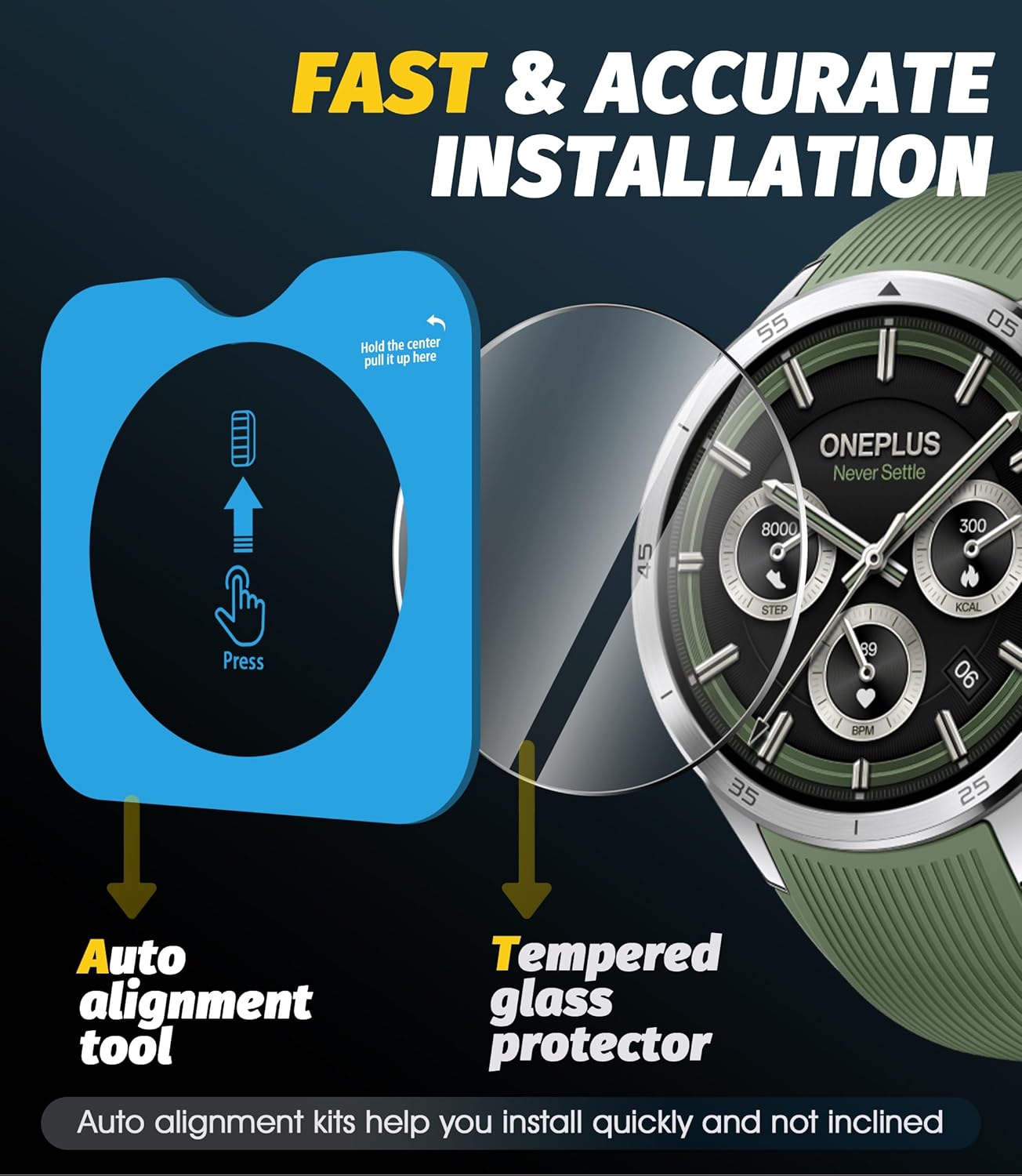 Vidro temperado de fácil insta - Smartwatch Oneplus Watches avaliação e preço